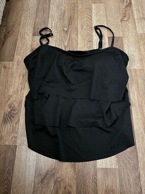 Black Layered Tank Top - Women